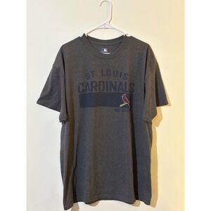 St Louis Cardinals Men's Short Sleeve T-Shirt XL Gray Genuine MLB Merchandise